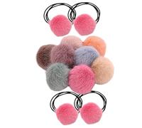 HAPINARY 12 Elastici Per Chioma Pompon Per Coda Di Cavallo Accessori Per Chioma Da Bambina