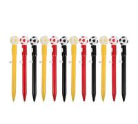 HAPINARY 12 penne da scrittura originali a tema calcio - Articoli di cancelleria a tema pallone da calcio per il ritorno a scuola, bomboniere per feste di compleanno - Penna a sfera tascabile con