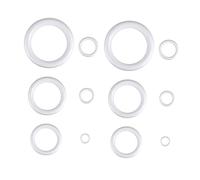 HAPINARY 12 Pezzi Cerchio Rotondo Anello per Ghirlanda Materiale Artigianale Ornamento Fai da Te per Progetti Natalizi Inverno Capodanno Accessori Ghirlanda Artigianale