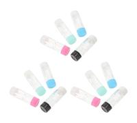 HAPINARY 12 Pezzi Custodia Rigida Porta Lenti a Contatto 12 Pezzi Scomparti Separati e Design Colorato, Contenitore Portatile per Lenti da Viaggio Chiusura Ermetica, per Uso Quotidiano e