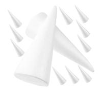 HAPINARY 12 Pezzi di Cono di Schiuma per Albero di Natale Manichini per Torte di Schiuma Cono di Polistirolo per Albero di Natale