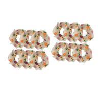 HAPINARY 12 Pezzi Di Fermagli Per A Forma Di Fiore, In Tessuto, Con Rete Elastica Per, Elastici Per Decorativi, Fermagli Per Per Ragazze, Per Spessi.