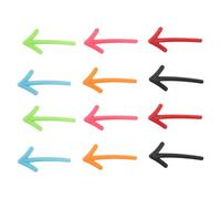 HAPINARY 12 Pezzi Magneti da Frigorifero a Forma di Freccia Colorata 3D, Set 12 Pezzi Adesivi Magnetici per Messaggi e Promemoria, Magneti Decorativi per Lavagne e Armadietti, per Scuola e