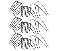 HAPINARY 12 Pezzi Set da 12 Forcine in Metallo per Chioma da Donna, Pettini a 4 e 7 Denti, Fermagli a U Antiscivolo per Chignon, Accessori per Acconciature Raccolte e Styling da Viaggio