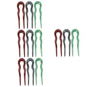 HAPINARY 12 Pz Tornante hair charms hair jewelry hair accessories forcina pettine updo accessori per tu giocare adornare bastoncini per lunghi perni francesi materiale PC