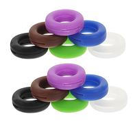 HAPINARY 12 Set Fermagli Antiscivolo Silicone Forma Rotonda Anello Antiscivolo Per Montature Da Lettura Da Sole