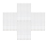 HAPINARY 120 Pezzi Ricarica Resistenti Bianca Grande Penna Sfera Capacità a in Sbavamento, Realizzata Plastica Minimalista per Casa e Scuola