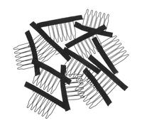HAPINARY 12pezzi Clip Per Acciaio Inossidabile Con Denti Accessori Per Parrucche
