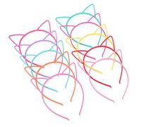 HAPINARY 12pezzi Fascia Per Capelli Forma Di Orecchie Di Gatto Cerchietto Per Capelli Per Ragazzo Ragazza Ragazza Copricapo Idea Regalo Per Compleanno Adatto Per Feste in Maschera Carnevale