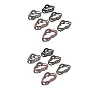 HAPINARY 12pezzi Fermagli Per Pinza Clip Per Con Design Chic Di Fermagli Per Cucinare Lavorare e Relax Colori Eleganti