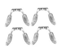 HAPINARY 12pezzi Naselli Silicone Antiscivolo Per Occhiali e Sole Comfort e Supporto Per Naso Adatti e Adulti Accessori Per Occhiali Con Design Ergonomico e Alta Qualità