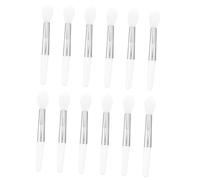 HAPINARY 12pezzi Pennelli Silicone Per Rossetto Applicatori Per Maschera Labiale Manico Confortevole Design Elegante Per Trucco e Bellezza