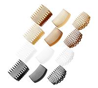 HAPINARY 12pezzi Pettini Per Laterali Pettini Francesi Denti Accessori Per Styling Del Chignon Fermagli Per Ondulati Per Donne Ragazze e Quotidiano