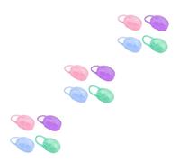 HAPINARY 12pezzi Scatola Per Succhietti Portatile Contenitore Multiuso Per Ciucci Facile Da Trasportare e Sicuro Per Materiale Colori Misti