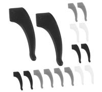 HAPINARY 15 Paia Di Ganci Auricolari Per Occhiali Antiscivolo Supporti in Silicone Per Occhiali Fermaocchiali Comodi E Pratici