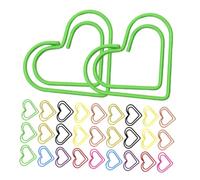 HAPINARY 150 Graffette A : Graffette E - Piccole Graffette - Per in Metallo Colori Assortiti Per Ufficio, Scuola E