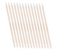 HAPINARY 150 Pezzi Bastoncini in Legno Arancio per Cuticole Strumento Manicure Doppia Punta per Rimozione Cuticole Accessori Nail Care Compatti per Uso Casa e Salone Prolunga Durata