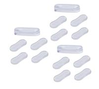 HAPINARY 15pezzi Cuscinetti Silenziosi Silicone Pu Per Coprivaso Adesivi Trasparenti Protezione Per Coprisedile Wc Facili Da Installare Pratico e Resistente