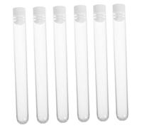 HAPINARY 15pezzi Provette Di Plastica Trasparente Con Tappi Portapennelli Per Ciglia Contenitori Per Pennelli Da Trucco Senza Pennello Per Viaggi Custodia Per Pennelli Per Mascara Applicato
