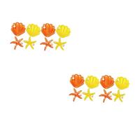 HAPINARY 16 Pcs Clip Di Delle Stelle Marine Clip Laterale Clip Di Della Perla Perla Copricapo Stelle Marine Tornante Clip Del Panino Dei Accessori Per