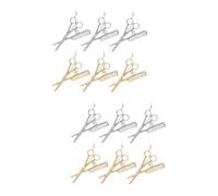 HAPINARY 16pezzi Barberia Distintivi Decorativi Per Abbigliamento Parrucchiere Accessori Per Tagli e Acconciature