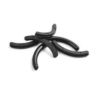 HAPINARY 16pezzi Cuscinetti Di Ricambio in Silicone Morbido Per Piegaciglia Nero Cushions Antiscivolo Per Precisione Nella Curvatura Delle Ciglia Facili Da Sostituire e Compatibili Con Eyel