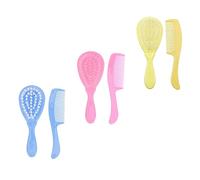 HAPINARY 18 Pezzi 3 Set Di Spazzola E Pettine Per Neonati Set Di Materiali Morbidi Per La Dei Del Cuoio Capelluto Del Bambino Set Per La Doccia Per Bambini Spazzola E Pettine