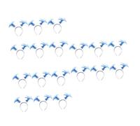 HAPINARY 18 Pollici Fascia Per Parrucca Bopper a Testa Di Orpello Bopper Testa Di Coda Di Cavallo Festa Cerchietto Per Fascia Per Coda Di Cavallo Festival Costumi Plastica Blue