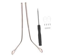 HAPINARY 1paio Stanghette Per Occhiali Gambe Ricambio Rosa Oro Per Riparazione Occhiali Facile Installazione e Design Antiscivolo Accessori Eleganti e Funzionali
