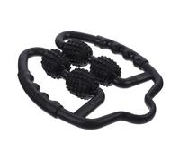 HAPINARY 1pezzi Massaggiatore Muscolare Rotante in Foam Roller Nero Rilassante Per Gambe e Braccia Bastone Per Automassaggio Fitness Sollievo Da Tensioni e Dolori Muscolari Facile Da Usare