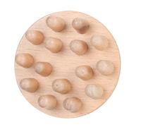 HAPINARY 1pezzi Pettine Per Massaggi Massaggiatore Portatile Per Punti Di Agopuntura Pettine Massaggiatore Portatile Domestico in Faggio Sicuro e Confortevole Per Cuoio Capelluto e Cranio