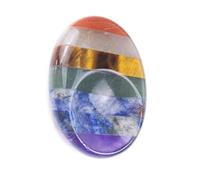 HAPINARY 1pezzi Pietra Gua Sha Ovalare Per Massaggio Scraping Plate Pietra Amethyst Per Dei Chakra e Rilassamento Facciale