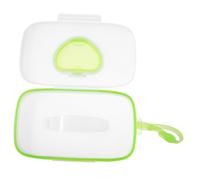 HAPINARY 1pezzi Porta Salviette Da Esterno Portatile Con Sigillo in Silicone Antipolvere Per Ragazzo Ragazza Custodia Leggera Per Salviette Umidificate Per Passeggini e Viaggi