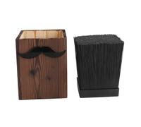 HAPINARY 1pezzi Scatola Portaoggetti Per Barbiere in Legno Scuro Custodia Per Attrezzi Da Parrucchiere Organizer Per Forbici e Pettini Contenitore Da Salone