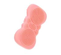 HAPINARY 1pezzi Spazzola per Doccia in Silicone Due Lati Setole Comode Design Creativo Materiale Sano e Durevole Testina Flessibile Forte potere Pulente Portatile e Pratica