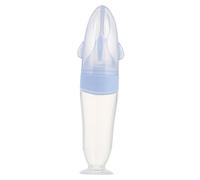 HAPINARY 1pezzi Spoon Feeder Silicone Per Bottiglia Per Cibo Alimentatore Spremere Per Pappa Materiale Sicuro e Resistente Utile Per Svezzamento