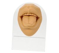 HAPINARY 1set Modelli Flessibili Per Pratica Piercing Alla Bocca e Lingua Con Base Accessorio Realistico Per Espositori e Allenamento Piercing