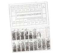 HAPINARY 1set Viti Per Riparazione Occhiali e Accessori Per Sole Scatola Organizer Utensili Pratici Per Occhiali e Orologi Viti Metallo Di Alta Qualità