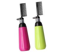 HAPINARY 2 Flaconi Per Chioma Pettine Pratico Per Colorare Radici Realizzati in Plastica Resistente Per Tinta Balsamo E Shampoo Sicuri E Comodi Da Usare