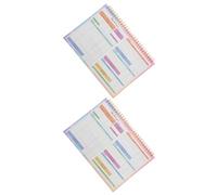 HAPINARY 2 Pezzi Cash Planner Book Undated Weekly Budget Organizer With Expense Tracker Portable Finance Notebook For Home And Personal Cash Management