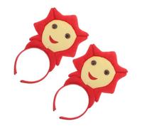 HAPINARY 2 Pezzi Cerchietti Sole Fiore Girasole Leggeri per Feste e Cosplay Accessori Capelli Comfort per Capodanno e Carnevale