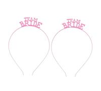 HAPINARY 2 Pezzi Cerchietto Per Chioma Da Sposa Copricapo Da Donna in Metallo Design Lettere Creative Per Matrimonio Decorazioni Sposa