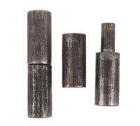 HAPINARY 2 Pezzi Cerniera in Acciaio per Porta a Battente da 8,5x2 Cm Apertura Fluida e Design a Barilotto, Compatibile Cancelli a Catena e Porte Tagliafuoco Nere