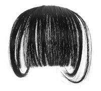 HAPINARY 2 Pezzi Clip in Frangia Finta Per Donna Extension Chioma Clip Su Frangia Sottile Parrucchino Donna