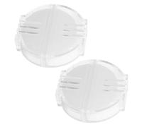 HAPINARY 2 Pezzi Condizionatore per Filo da Cucito in Cera D'api Bianco con Scatola in Plastica, Rinforzante per Filo da Ricamo e Trapuntatura, Applicazione Liscia per Uso Quotidiano