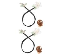 HAPINARY 2 Pezzi, Copricapo Con Fiocco, Piccoli Elastici Per, Strumenti Per Lo Styling, Bigodino Per, Facile Da Usare, Strumento Per Creare Chignon, Strumento Per Creare Chignon