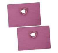 HAPINARY 2 Pezzi copridivano di bellezza copertura per lettino da da viaggio Copri poggiatesta per poltrona massaggiante copertura per lettino da portatile Purple