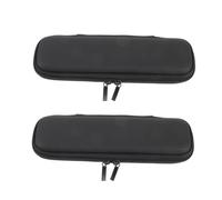 HAPINARY 2 pezzi Custodia Spazzolino Viaggio Rigida in EVA Resistente con Tasca Rete Porta Spazzolino Elettrico e Dentifricio Design Elegante e Compatto per Protezione e Trasporto Facile