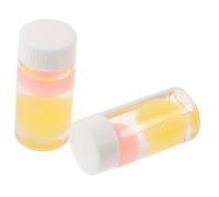 HAPINARY 2 pezzi Detergente per Pinzette Ciglia Grafted con Tappo Silicone Antispreco Capacità per Pulizia Professionale Strumenti Estensione Ciglia Colore Casuale Colore Casuale