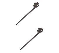 HAPINARY 2 Pezzi Di Bastoncini Per A Forma Di Coniglio Classici Per Chignon, Bastoncini Per Cinesi, Per Da Donna, Per Giapponesi, Per A Forma Di Coniglio,